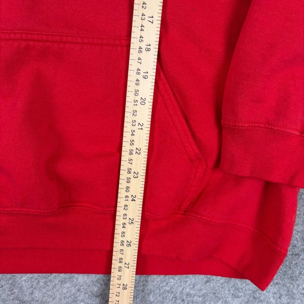 Y2K MV Sport USMC Camp Lejeune Hoodie Mens 2XL Red Graphic Army Military Outdoor - Picture 5 of 8